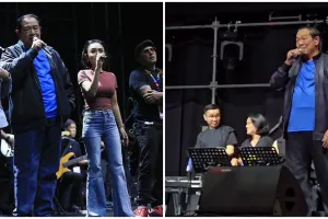 11 Momen SBY manggung di Pestapora, aksinya saat membawakan lagu SKA bikin penonton terhibur