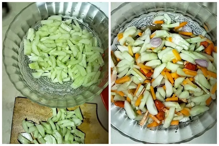 Bukan pakai cuka, ini cara bikin acar timun supaya lebih segar dan nggak mudah lembek