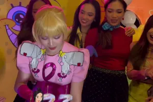 Bertema SpongeBob, 7 detail potret kue ulang tahun Tiara Andini ini unik berhias biota laut