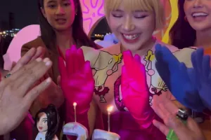 Bertema SpongeBob, 7 detail potret kue ulang tahun Tiara Andini ini unik berhias biota laut