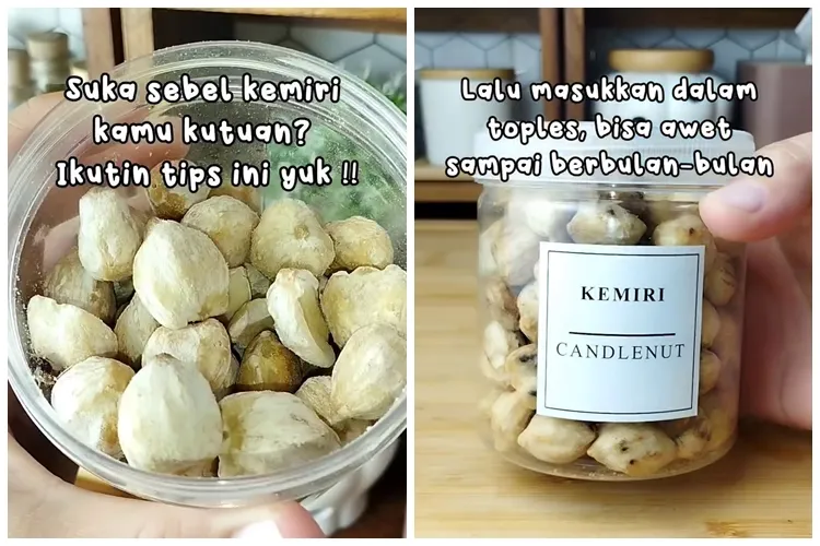 Trik menyimpan kemiri ini bikin tidak mudah kutuan, bau apek, dan berjamur meski tanpa kulkas