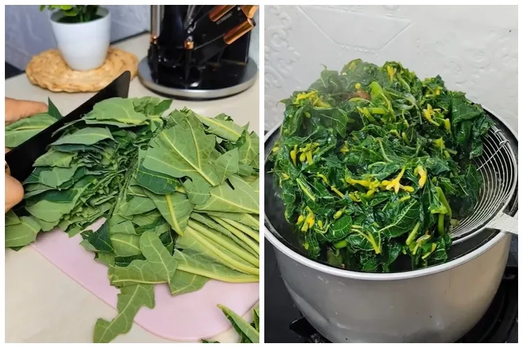 Jangan cuma direbus, ini trik masak daun pepaya agar tak pahit dan warnanya tetap hijau cerah