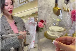 Trik mengubah gelas buram supaya lebih bening bak di restoran, cuma pakai 1 alat dapur ini