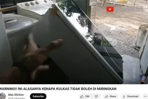 Rugi baru tahu, ini alasan mengapa kulkas tidak boleh dimiringkan saat baru beli atau dipindahkan