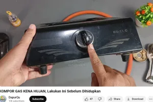 Awas bahaya mengintai, ini alasan mengapa kompor basah tidak boleh langsung dinyalakan