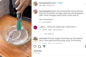 Bukan pakai cuka, ini cara bersihkan selang dispenser dekil agar bebas bau cuma pakai 2 bahan dapur