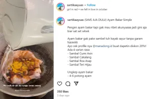 Trik bikin ayam bakar ini hemat waktu cuma pakai 3 bumbu dapur, hasilnya lembut dan matang sempurna