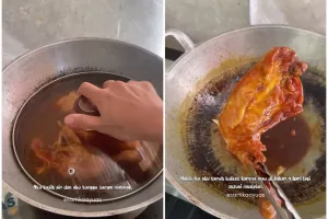 Trik bikin ayam bakar ini hemat waktu cuma pakai 3 bumbu dapur, hasilnya lembut dan matang sempurna