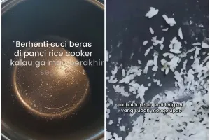 Kerap diabaikan, ini alasan mengapa sebaiknya jangan mencuci beras langsung di panci rice cooker