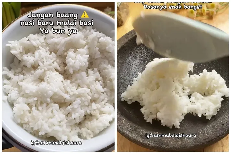 Jangan langsung dibuang, begini trik menyelamatkan nasi mulai asam dan lembek agar bisa dikonsumsi