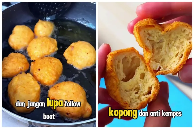 Tak perlu tambahan es batu, ini trik bikin bakso goreng supaya mengembang sempurna dan antikempis