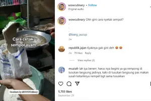 Trik cetak adonan sempol ayam ini lebih cepat dan praktis tanpa bikin tangan lengket