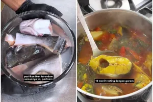 Modal 2 bahan dapur, begini trik mengolah ikan patin supaya antiamis dan bebas bau lumpur