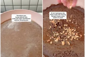 Tetap manis dan lembut, ini trik bikin martabak manis teflon meski tanpa tepung atau gula