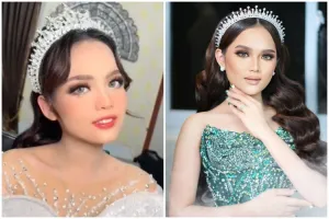 Sama-sama dipersunting keluarga Alwi, ini 7 beda gaya makeup pernikahan Putri D'Academy dan Nia LIDA