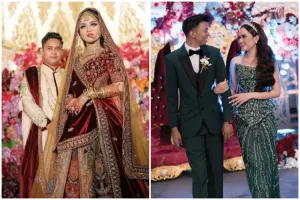 Sama-sama dipersunting keluarga Alwi, ini 7 beda gaya makeup pernikahan Putri D'Academy dan Nia LIDA