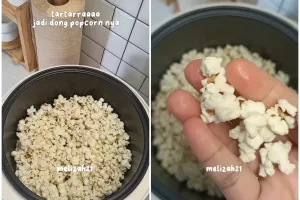 Trik praktis bikin popcorn agar tak gosong dan mengembang tanpa perlu digoyang-goyang