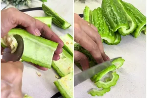 Jangan cuma diremas garam, ini cara masak pare agar rasanya tak pahit dan warnanya tetap hijau