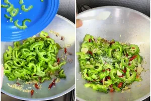 Jangan cuma diremas garam, ini cara masak pare agar rasanya tak pahit dan warnanya tetap hijau