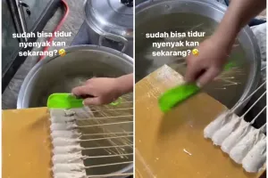 Cara cepat cetak sempol dalam jumlah banyak ini praktis tanpa bikin tangan kotor dan lengket