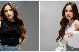 Emak-emak ajak Mahalini foto bareng, 5 potret wajah istri Rizky Febian ini nyeleneh pol