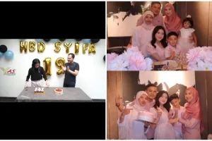 Punya gurita bisnis raksasa, ini 5 beda detail kue Syifa dan Hasya anak Haldy Sabri suami Irish Bella