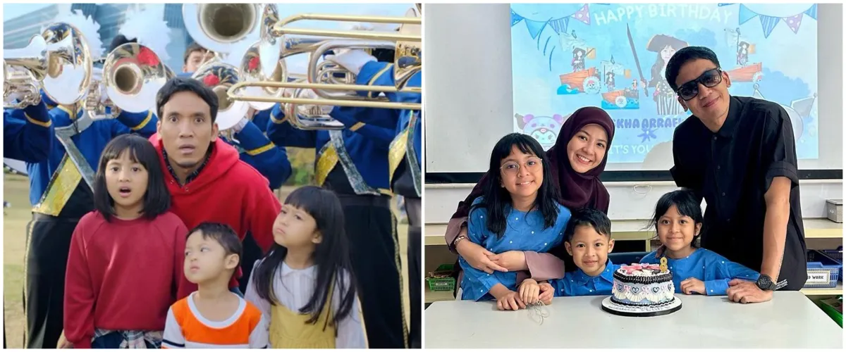 Punya image botuna tapi gampang luluh dengan perhatian anak, ini 9 momen Desta momong buah hatinya