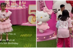 9 Momen meriah ulang tahun putri Selvi Ananda La Lembah Manah ke-5, ekspresi Gibran malah jadi sorotan