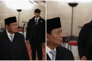 7 Momen Prabowo saat kunjungan ke Inggris, gaya paspampres ala Thomas Shelby bikin heboh