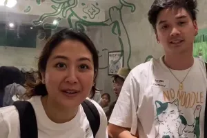 Diisukan cerai, ini 9 momen kebersamaan Sherina & Baskara Mahendra di anniversary ke-2 restoran bakmi