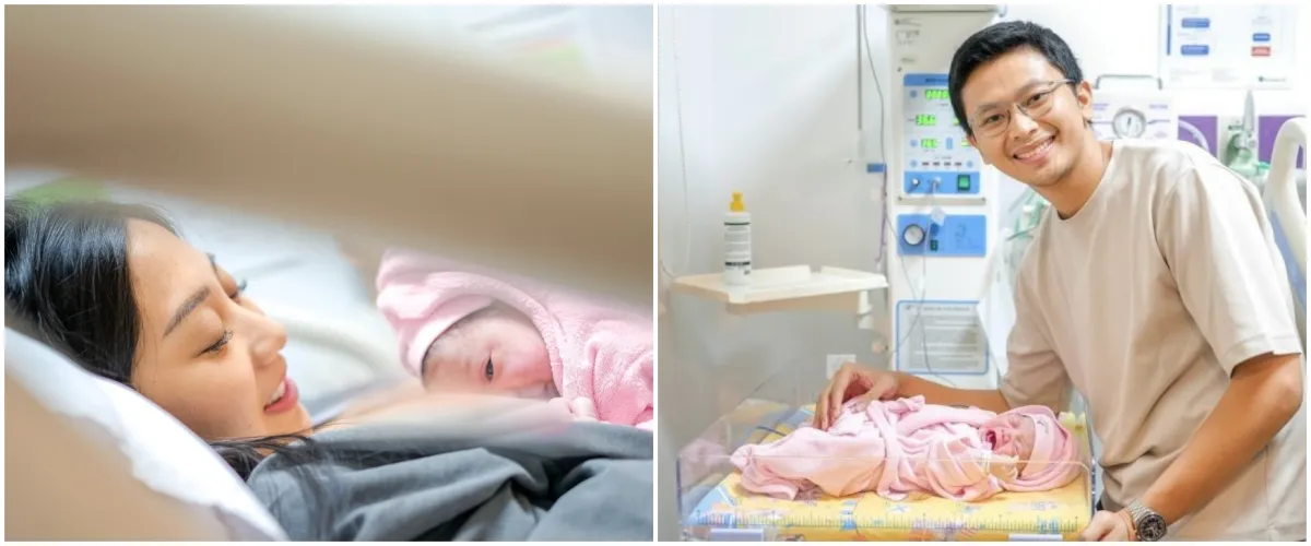 9 Momen Winona adik Nikita Willy melahirkan anak kedua secara normal, nama buah hatinya indah