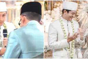 9 Momen pernikahan Rio Haryanto dan Athina Papadimitriou usung adat Betawi, Sandiaga Uno jadi saksi