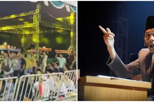 Dikerumuni pedagang es teh, 11 momen pengajian akbar yang diisi Gus Iqdam ini bikin geleng kepala
