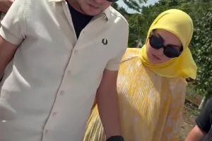 9 Momen Irish Bella temani Haldy Sabri kerja lihat proyek, gaya ibunda Air Rumi tuai sototan