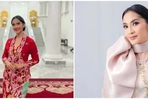 11 Potret Maudy Koesnaedi umrah private bareng keluarga, sempat dapat mawar merah dari jamaah lain