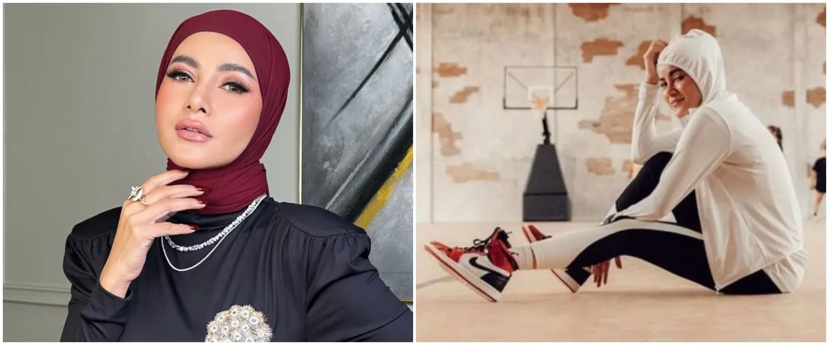 Pakai celana legging super ketat, 5 penampilan Olla Ramlan saat olahraga ini banjir kritikan