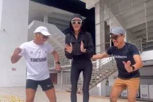 Pakai celana legging super ketat, 5 penampilan Olla Ramlan saat olahraga ini banjir kritikan