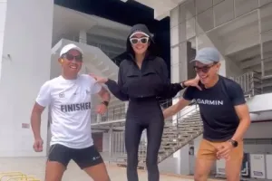 Pakai celana legging super ketat, 5 penampilan Olla Ramlan saat olahraga ini banjir kritikan