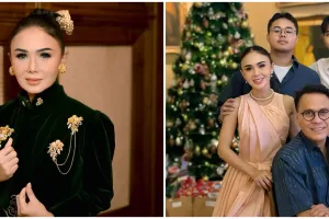 Tetap akur penuh toleransi, ini 9 potret Yuni Shara rayakan Natal bareng Henry Siahaan mantan suami