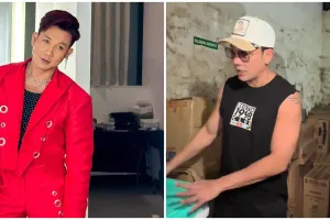 9 Momen Denny Sumargo salurkan donasi Rp 1,3 M untuk korban bencana NTT, ikut bantu gotong barang