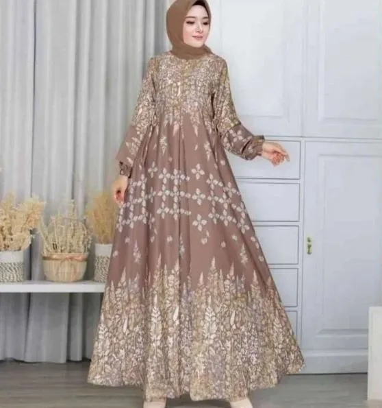 Tips memilih baju gamis sesuai dengan bentuk tubuh Berbagai sumber