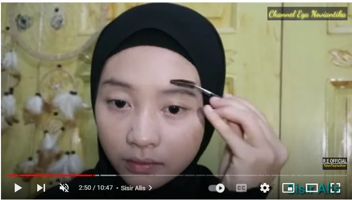 tutorial makeup Arabian Look ala Ega D'Academy berbagai sumber