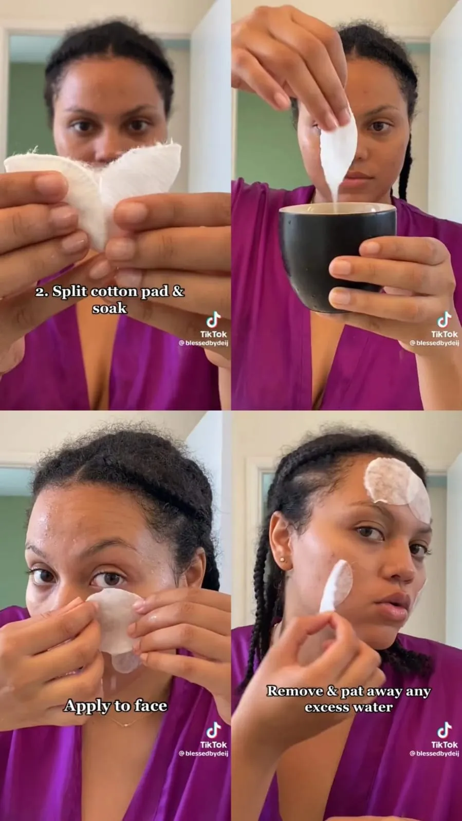 Cuma pakai air bekas © TikTok Cuma pakai air bekas © TikTok