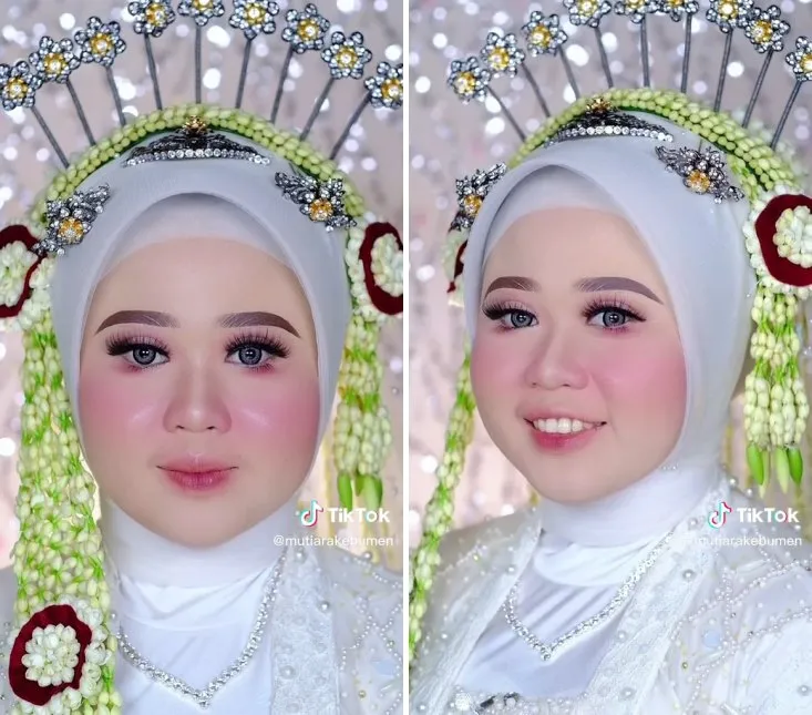 makeup dempul tebal © TikTok