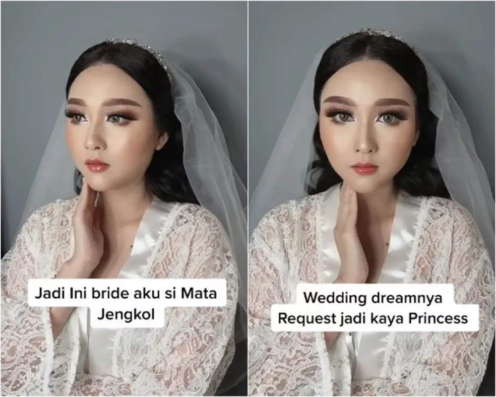 potret makeup pengantin harga Rp 40 jt © TikTok potret makeup pengantin harga Rp 40 jt © TikTok