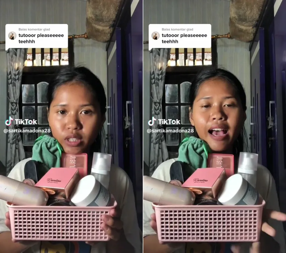 pengantin mirip syahnaz © TikTok