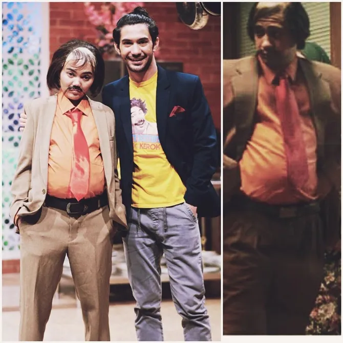 Rina Nose dandan jadi karakter terkenal © Instagram