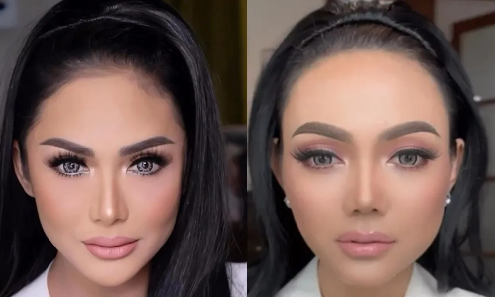 Rina Nose dandan jadi karakter terkenal © Instagram