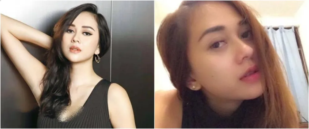 pesona aura kasih pakai dan tanpa makeup © instagram