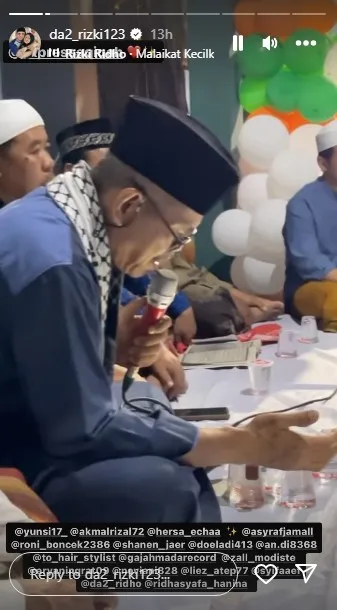 akikah anak kedua Ridho D'Academy dan Syifa © Instagram